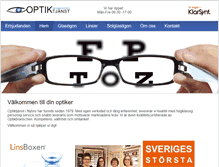 Tablet Screenshot of optiktjanst.se
